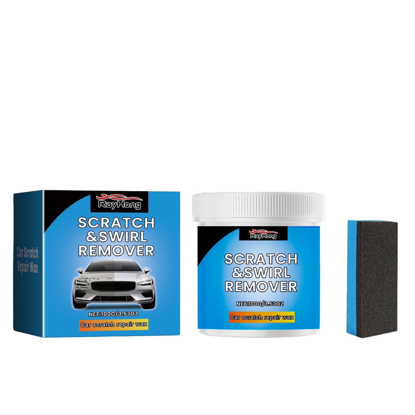Rayhong Car Scratch Recovery Cream Car Paint Scratch Scratch Repair Car Paint Paint Care